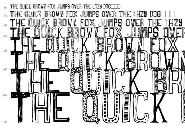 Graphers Blog font waterfall